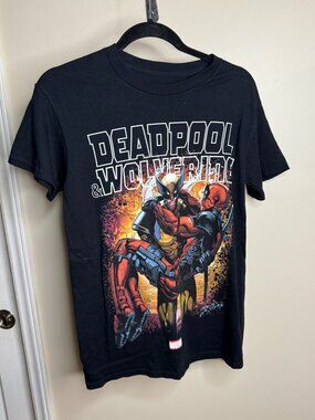 CVLA Civil LA Deadpool & Wolverine Black Graphic Tee Size S